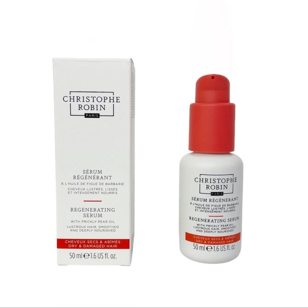 Regenerating hair serum with prickly pear oil